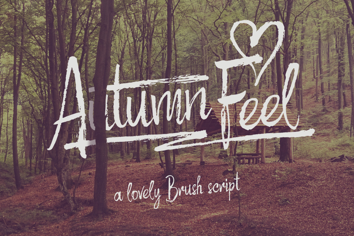 Autumn Feel Font Review: A Dry Brush Script for Branding