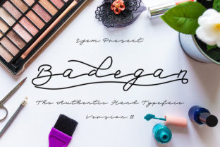 Badegan Script: A Modern Typeface for Fresh Branding
