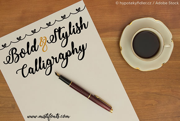 Bold Stylish Calligraphy: A Typeface That Elevates Your Brand