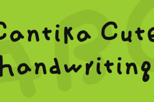 Cantika Cute Handwriting: A Charming Typeface for Makers