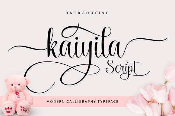 Elevate Your Brand with Kaiyila Script Typeface