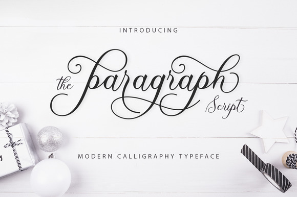 Elevate Your Crafts with The Paragraph Script Typeface