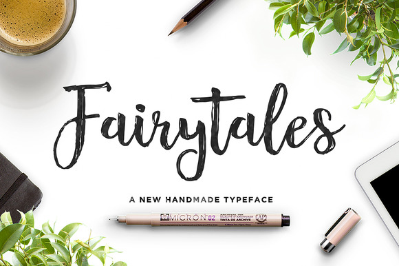 Fairytales Script: A Handmade Typeface for Editorial Magic
