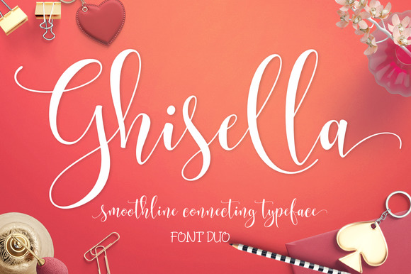 Ghisella: A Connected Typeface for Elegant Editorial Design
