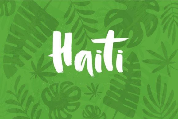 Haiti: A Natural Brush Font for Handmade Brands