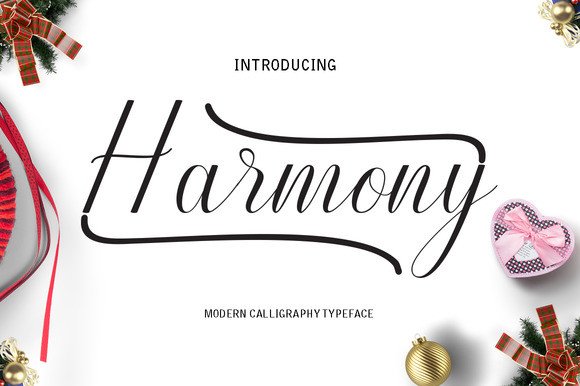 Harmony: A Clean Script Typeface for Modern Editorial Design