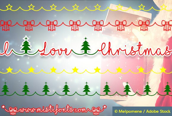 I Love Christmas: A Designer's Take on Festive Script