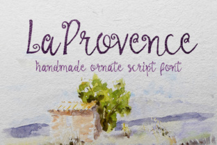 La Provence: A Hand-Drawn Typeface for Editorial Elegance