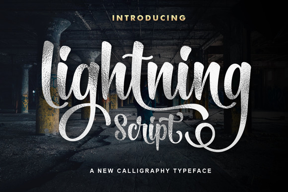 Lightning Script: A Handwritten Typeface for Editorial Elegance