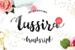 Lussira Brushscript: A Watercolor Typeface for Authentic Branding