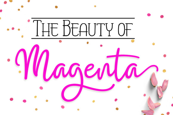 Magenta: A Script Font That Elevates Your Brand Identity