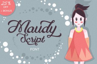 Maudy Script: A Bold Typeface for Modern Web Design