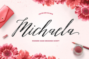 Michaela Script: A Modern Hand-Brushed Typeface for Branding