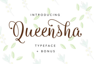 Queensha Font: A Designer's Take on Modern Calligraphy