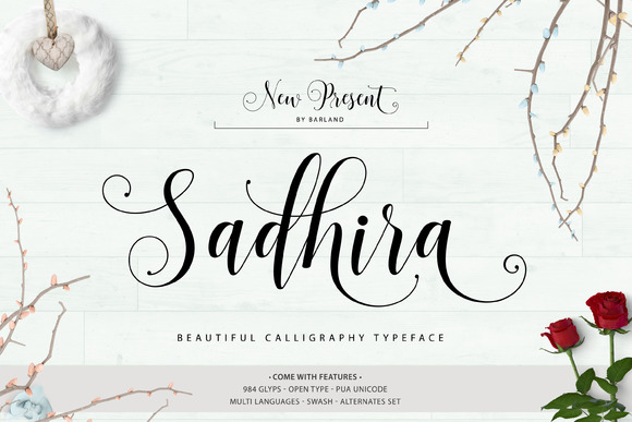 Sadhira Script: A Modern Typeface for Editorial Elegance