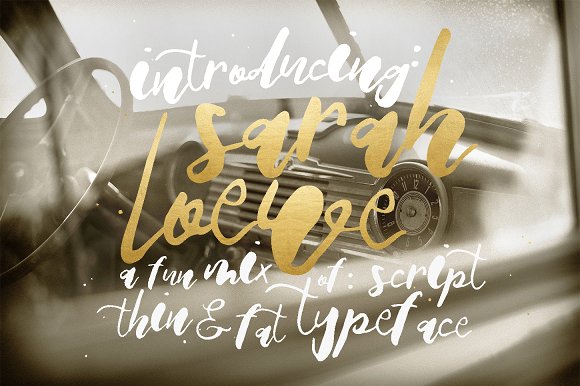 Sarah Loewe: The Playful Script Font for Bold Campaigns