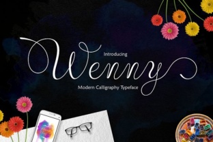 Wenny Script: A Modern Typeface for Handmade Brands