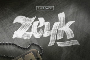 Zeyk Font: Bold Hand Brush Typography for Campaigns